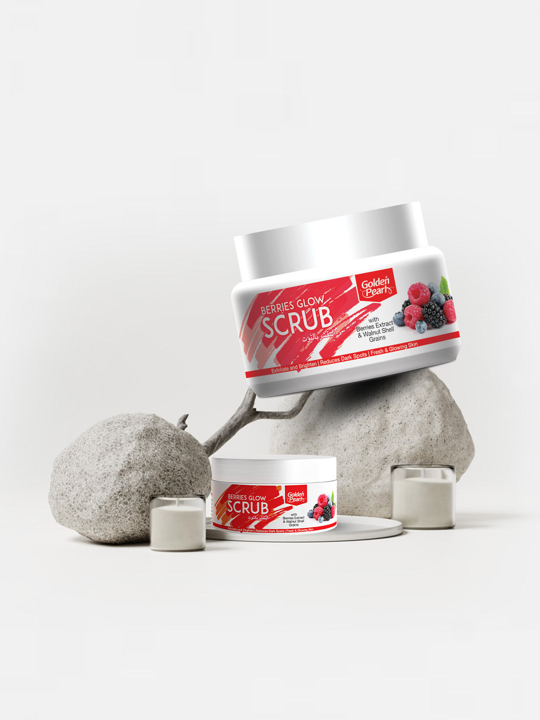 Golden Pearl Berries Glow Facial Scrub