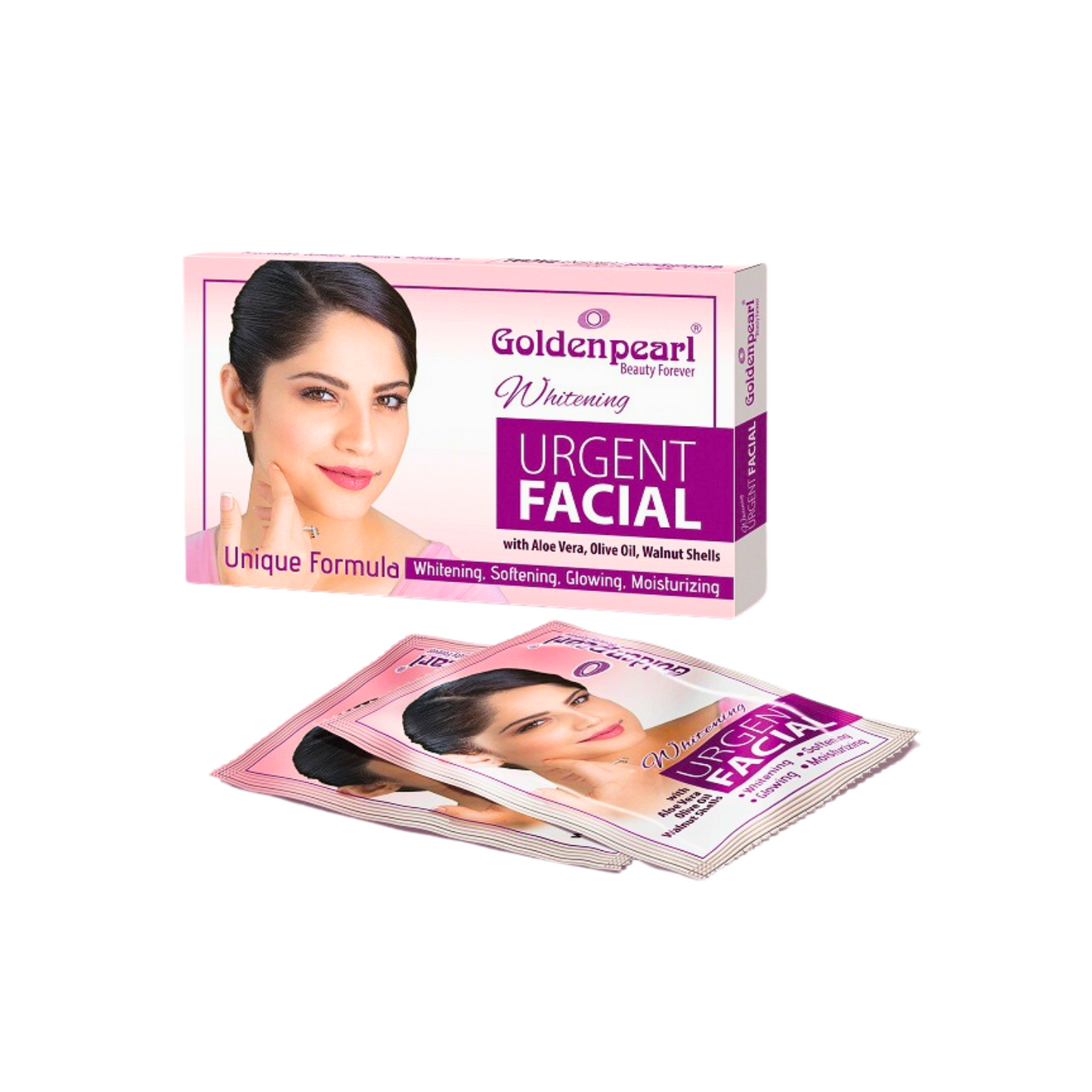 Golden Pearl Whitening Urgent Facial – 24 Sachets