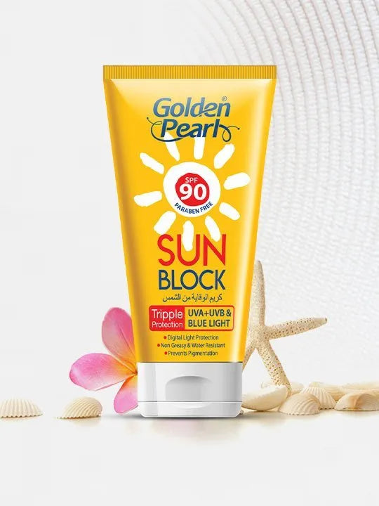 Golden Pearl Sunblock – Ultimate SPF 90 Defense